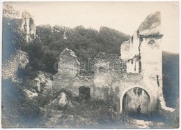 Cca 1910 A Szkalkai-apátság  (Trencsén Megye) Tornyai Eredeti Fotó 12x17 Cm - Altri & Non Classificati