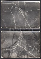 Cca 1930 Olasz Városok (Redipuglia, Peteano, Vallone Tall Stb.)  Légifelvételei, 6db, 12x17cm - Other & Unclassified