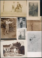 Cca 1910 Vadászok, Puskások 4 Db Fotó és Fotólap + 11 Db Egyéb Fotó - Altri & Non Classificati