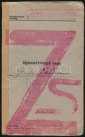 1942 Munkaszolgálatos Igazolványi Lap - Otros & Sin Clasificación