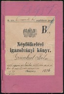 1900 Bp., Népfölkelési Igazolványi Könyv - Autres & Non Classés