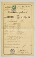 1895 Sopron, Honossági Levél Péteri Takáts Gábor (1877-1914) Később Limanovánál Hősi Halált Halt Huszárkapitány Részére - Other & Unclassified