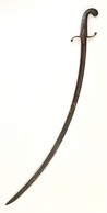 XVIII. Sz,Török Mintájú Kard Vas Markolattal. Keresztvas Laza. / XVIIth Century. Turkish Pattern Sword. 98 Cm - Other & Unclassified