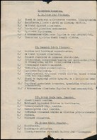 1944. Október 26. Az I. Hadsereg Parancsnokság I. Törzsszázad Tiszti és Tisztes ügyködési Beosztása - Other & Unclassified