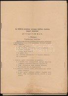 1896 Az 1896-iki Ezredéves Országos Kiállítás Részletes Csoportbeosztási Programja, Tűzött, Kis Sérüléssel - Non Classés