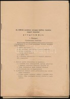 1896 Az 1896-iki Ezredéves Országos Kiállítás Részletes Csoportbeosztási Programja, Tűzött, Kis Sérüléssel - Ohne Zuordnung