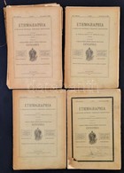 1906 Ethnographia. Magyar Néprajzi Társaság értesítője. XVII. évf. 1-6. Szám. Szerk.: Dr. Munkácsi Bernát, Dr. Sebestyén - Non Classificati