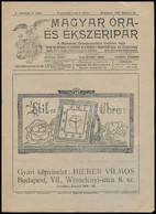 1927 Bp., Magyar Óra- és Ékszeripar V. évfolyam 6. Szám - Unclassified