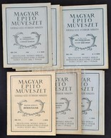 1930 A Magyar Építőművészet 30. évf. 1-12. Lapszáma, érdekes írásokkal, Jó állapotban - Non Classificati