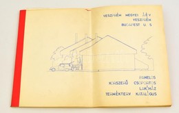 1981 Veszprémi ÁÉV: Panelos Csoportos Lakóházak Termékterv Katalógus. Folio - Unclassified