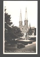 Tilburg - Heuvel Met St. Josephkerk En Standbeeld Willem II - Echte Foto - Classic Car - Tilburg