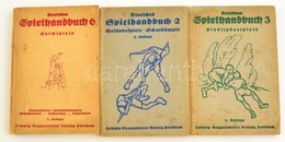 Deutsches Spielhandbuch. 1., 2., 6. Köt. Potsdam, 1929-1930, Ludwig Voggenreiter. Kissé Foltos Papírkötésben, Egyébként  - Sin Clasificación