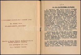 Kalmár János: Az óra Fejlődésének Története. Kiállítási Katalógus. A Kiállítást Rendezte és A Vezetőt írta: - - Bp., é.n - Unclassified