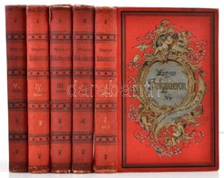 Magyar Dekameron I-V. Kötet. Összeállította Hevesi József. Bp.,1893, Singer és Wolfner. Kiadói Aranyozott, Festett, Illu - Non Classificati