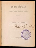 Székely József: Magyar Játékszín. A Nemzeti Színház Félévszázados ünnepélye Alkalmából írta Székely József. Kiadja Pest  - Unclassified