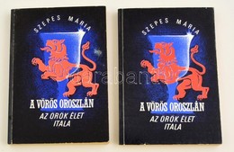 Szepes Mária: A Vörös Oroszlán. Misztikus Regény. 1-2. Köt. Bp., 1989, Háttér Lap- és Könyvkiadó. Papírkötésben, Jó álla - Unclassified