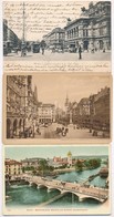 ** * 58 Db Főleg Régi Külföldi Városképes Lap / 58 Mostly Pre-1945 European And Worldwide Town-view Postcards - Ohne Zuordnung