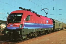 ** 15 Db Modern Magyar Villanymozdony, Vasút Motívumlap / 15 Modern Hungarian Electric Locomotive, Railways Motive Cards - Non Classés