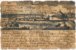 T3/T4 Budapest, Pest Városa 1650-ben, Kaucky L. Kiadása Prágában (EM) - Non Classificati