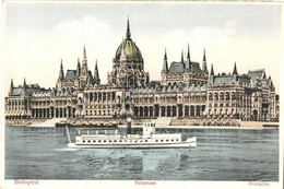 ** T3 Budapest V. Országház, Parlament, Gőzhajó (ragasztónyom / Glue Mark) - Non Classificati