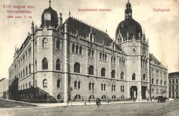** T2 Budapest IX. Iparművészeti Múzeum, Első Magyar Országos Bélyegkiállítás. Divald Károly 148-1908. '1909 Magyar Orsz - Unclassified