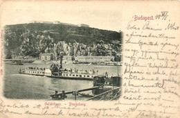 T2/T3 1899 Budapest XI. Gellérthegy, Hattyú Gőzhajó (EK) - Non Classificati