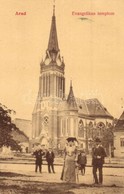 T2/T3 Arad, Evangélikus Templom, Utca. W.L. 490. / Street With Church - Non Classificati