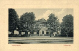 ** T4 Borosjenő, Ineu; Vasútállomás, Pályaudvar. W. L. Bp. 5268. / Railway Station (vágott / Cut) - Non Classificati