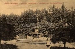 T2 Brassó, Kronstadt, Brasov; Rezső Park, Szökőkút. W.L. 127. / Park With Fountain - Sin Clasificación