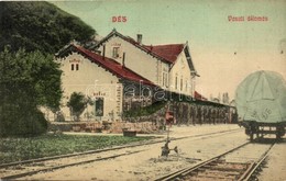 T2 Dés, Dej; Vasútállomás, Vagon. Gálócsi Samu 191. / Railway Station, Wagon - Unclassified