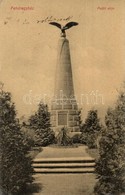 T2/T3 Fehéregyháza, Albesti; Segesvári Csata Honvéd Emlékműve A Petőfi Szobor Mellett / 1848-49 Heroes' Monument Of The  - Unclassified
