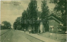 T2/T3 Gyertyámos, Gertianosch, Gertiamos, Carpinis; Vasútállomás. W.L. 1394. / Bahnhof / Railway Station (EK) - Unclassified