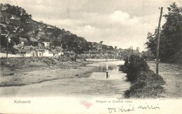 T2/T3 Kolozsvár, Cluj; Fellegvár Az Erzsébet Híddal, D. T. C., L. 21882. / Citadel With Bridge (kis Szakadás / Small Tea - Unclassified