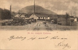 T2/T3 Kudzsir, Kudsir, Cugir; M. Kir Vasgyár, Iparvasút Sínpálya / Iron Works, Industrial Railway Tracks (Rb) - Unclassified