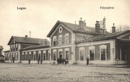 ** T1/T2 Lugos, Lugoj; Vasútállomás, Pályaudvar. Berecz J. Kiadása / Railway Station - Non Classificati
