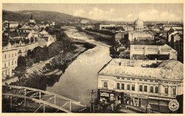 T2 Nagyvárad, Oradea; Deutsch Posztóáruháza, Soltész üzlete, étterem, Zsinagóga / Shops, Restaurant, Synagogue '1940 Nag - Unclassified