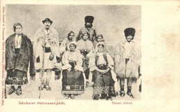 ** T2/T3 Petrozsény, Petrosani; Havasi Oláhok. Herz Arnold és Grausam Károly Kiadása / Romanian Mountain People, Folklor - Unclassified