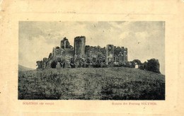 T2/T3 Solymosvár, Solymos, Soimos (Lippa, Lipova); Vár Romjai. W. L. Bp. 3015. Kiadja Weiszberger Pál / Castle Ruins (EK - Unclassified