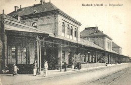 ** T2/T3 Szatmárnémeti, Satu Mare; Vasútállomás, Pályaudvar. Löwy Kiadása / Railway Station (EK) - Unclassified