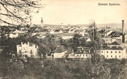 * T2 Besztercebánya, Banska Bystrica; Látkép A Zsinagógával, Gyárkémény / Synagogue, Factory Chimney - Non Classificati