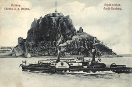 T2 Dévény, Theben A. D. Donau, Devin; Árpád-szobor, Luitpold Gőzös / Monument, Steamship - Ohne Zuordnung