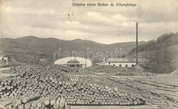 T2/T3 Dobsina, Városi Fűrész és Villanytelep / Sawmill And Power Station, Plant  (EK) - Non Classés