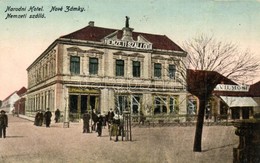 T2 Érsekújvár, Nové Zámky; Nemzeti Szálló és Kávéház, üzletek / Narodni Hotel And Cafe, Shops '1938 Érsekújvár Visszatér - Ohne Zuordnung