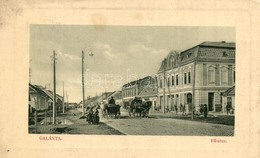 T2/T3 Galánta, Fő Utca, üzletek, Lovaskocsik. W. L. Bp. 4474. / Main Street, Shops, Carriages (EK) - Unclassified