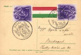 T2/T3 Kassa, Kosice; Magyar Szalagos Irredenta Lap / Hungarian Ribbon '1938 Kassa Visszatért' So. Stpl (EK) - Non Classificati