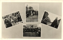 T2/T3 1938 Komárom, Komárno; Bevonulás, Horthy Miklós / Entry Of The Hungarian Troops. 'vissza' So. Stpl (ragasztónyom / - Ohne Zuordnung