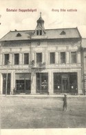 T2/T3 Nagymihály, Michalovce; Arany Bika Szálloda, Strompl Gábor Kávéháza. W. L. Bp. 404. Kiadja Freinreich / Hotel, Caf - Unclassified