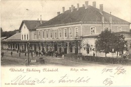 T2 Párkánynána, Párkány-Nána, Stúrovó; Vasútállomás. Stomf Ignácz Kiadása / Railway Station - Unclassified