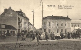 T2 Pöstyén, Pistany, Piestany; Deák Ferenc Utca, Hotel Herczog, Pilseni Sörcsarnok, Hotel Metropole Szálloda, Schicht Sz - Non Classificati