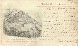 T2/T3 Selmecbánya, Banská Stiavnica; Ház Melyben Petőfi Lakott Diákkorában 1838 és 1839 Között. Joerges A. özv. / House  - Unclassified